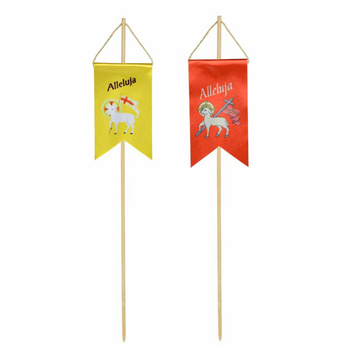 CHORĄGIEWKA WIELKANOCNA ALLELUJA DO BARANA Z CIASTA OZDOBY WIELKANOCNE