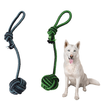 GRYZAK SZARPAK PIŁKA DLA PSA ZABAWKA DO GRYZIENIA SZNUR BAWEŁNIANY
