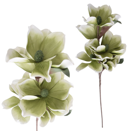 SZTUCZNE KWIATY ROŚLINY GAŁĄZKI GAŁĄZKA MAGNOLIA MAGNOLIE PIANKOWE 100 cm