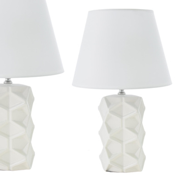 LAMPA BIURKOWA NOCNA STOŁOWA NA BIURKO CERAMICZNA GLAMOUR