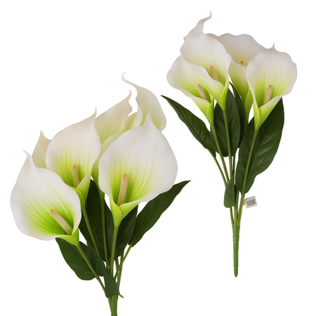 Bukiet kalia sztuczna sztuczne kwiaty kalie białe 65 cm 7 łodyg