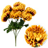 Bukiet sztucznych chryzantem na grób sztuczna chryzantema do wazonu 55cm