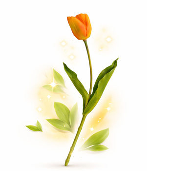 TULIPAN GUMOWANY JAK ŻYWY KWIATY DO WAZONU DEKORACYJNE ŻÓŁTE TULIPANY