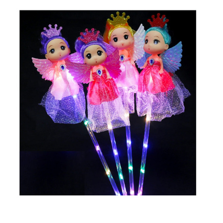 LALKA LALKI WRÓŻKA WRÓŻKI ŚWIECĄCA NA PATYKU LED
