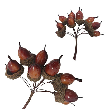 ŻOŁĘDZIE SZTUCZNE DEKORACYJNA GAŁĄZKA DO STROIKA JAK ŻYWE DEKORACJA