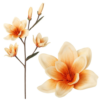 SZTUCZNE KWIATY ROŚLINY GAŁĄZKI GAŁĄZKA MAGNOLIA MAGNOLIE PIANKOWE 96cm