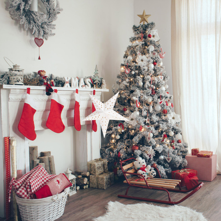 SKŁADANA GWIAZDA PAPIEROWA TEKTUROWA 3D ZAWIESZKA 45 cm