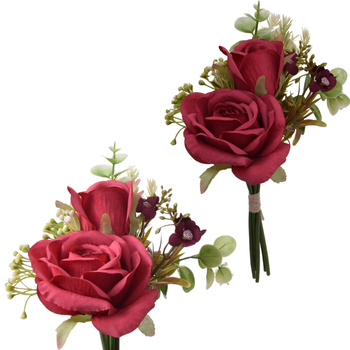 RÓŻYCZKI RÓŻE RÓŻA BUKIET BUKIECIK KWIATY SZTUCZNE KOMPOZYCJA KWIATÓW