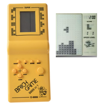 ELEKTRONICZNA GRA PRZENOŚNA NA BATERIE TETRIS BRICK GAME +9999 GIER