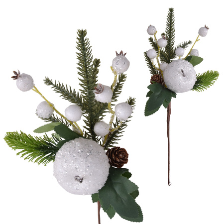 Gałązka świerkowa do stroików na stroik dekoracyjna gałązki ozdobne 32cm