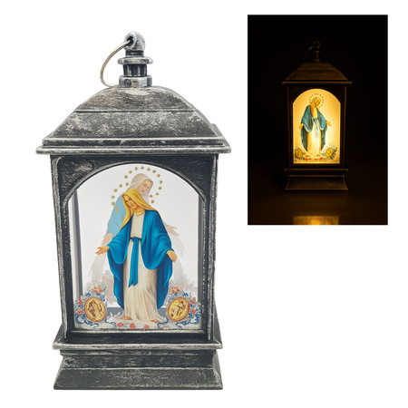 LAMPION ADWENTOWY LATARENKA LATARNIA LED NA BATERIE NA RORATY 13cm