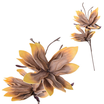 SZTUCZNE KWIATY ROŚLINY GAŁĄZKI GAŁĄZKA MAGNOLIA MAGNOLIE PIANKOWE 120 cm