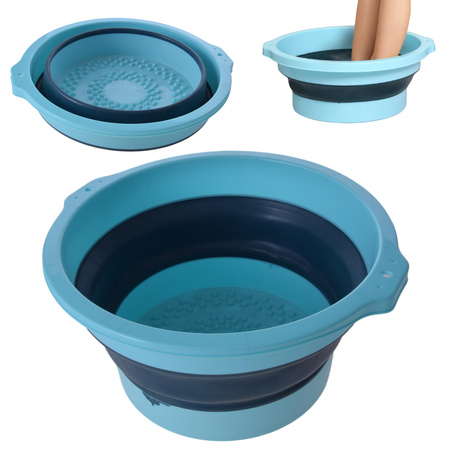 MISKA DO MYCIA MASAŻER STÓP MOCZENIA NÓG SKŁADANA SILIKONOWA MASUJĄCA
