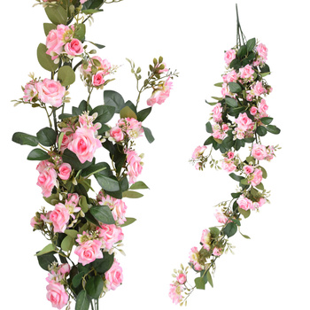 GILRANDA RÓŻA Z RÓŻ RÓŻE RÓŻOWE RÓŻYCZKI PNĄCZE 120cm