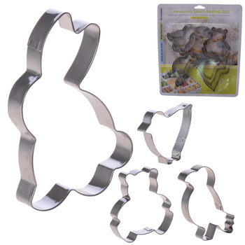 FOREMKI WYKRAWACZKI DO CIASTEK KRÓLIK MIŚ PTAK KURCZAK 12szt