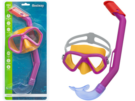 ZESTAW DO NURKOWANIA MASKA I FAJKA OKULARY I RURKA DO SNORKELINGU BESTWAY