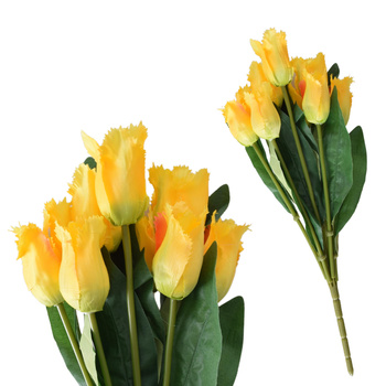 TULIPANY BUKIET TULIPANÓW TULIPAN WIOSENNY BUKIECIK JAK ŻYWE DEKORACJA