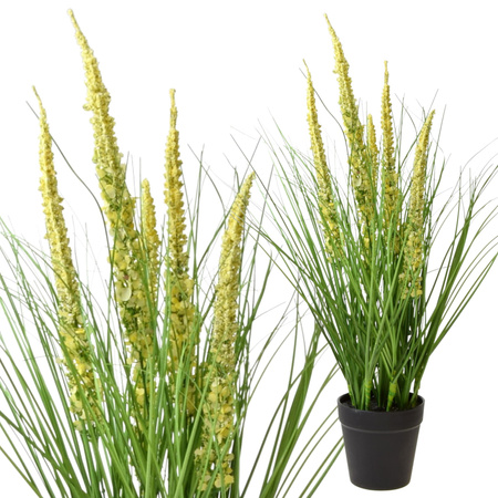 TRAWA W DONICZCE SZTUCZNA ROŚLINA SZTUCZNE KWIATY