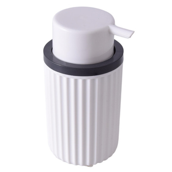 POJEMNIK DOZOWNIK DO MYDŁA PŁYNU ŻELU DYSPENSER NA MYDŁO BIAŁY 400 ML