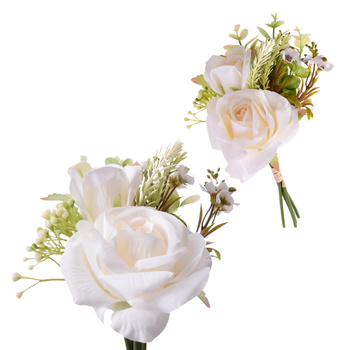 RÓŻYCZKI RÓŻE RÓŻA BUKIET BUKIECIK KWIATY SZTUCZNE KOMPOZYCJA KWIATÓW