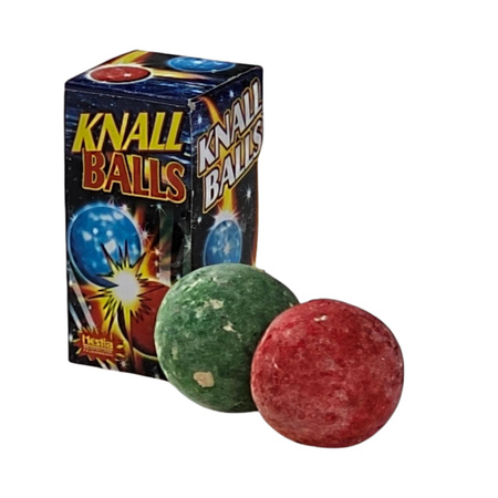 KULKI KRZEMIENNE STRZELAJĄCE KNALL BALLS KOLOROWE ZESTAW 12X2szt