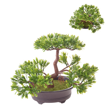 SZTUCZNE DRZEWKO W DONICZCE BONSAI SZTUCZNE KWIATY JAK ŻYWE