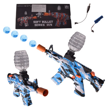 PISTOLET NA KULKI ŻELOWE KARABIN AUTOMATYCZNY AUTOMAT AKUMULATOR ŁADOWARKA