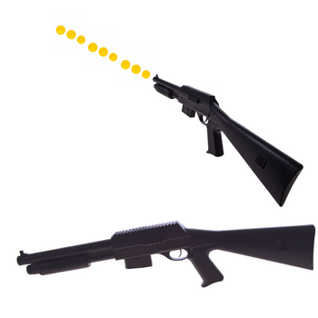 SHOTGUN KARABIN PISTOLET NA KULKI SPRĘŻYNOWY