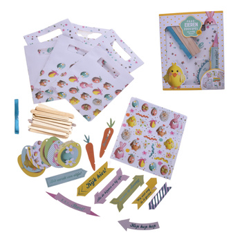 ZESTAW WIELKANOCNY GRA DLA DZIECI POSZUKIWANIE JAJEK WIELKANOCNYCH