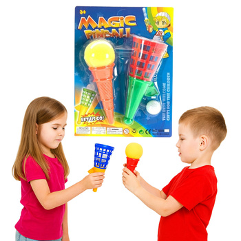 GRA ZRĘCZNOŚCIOWA ŁAPACZ WYRZUTNIA PIŁECZEK PIŁEK DLA DZIECI CATCHBALL