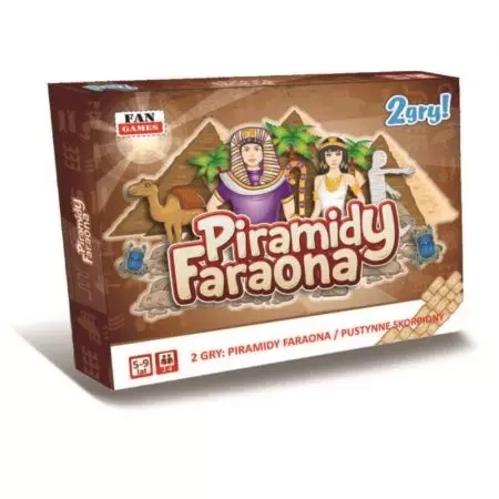 GRA PRZYGODOWA PIRAMIDY FARAONA PUSTYNNE SKORPIONY 2w1