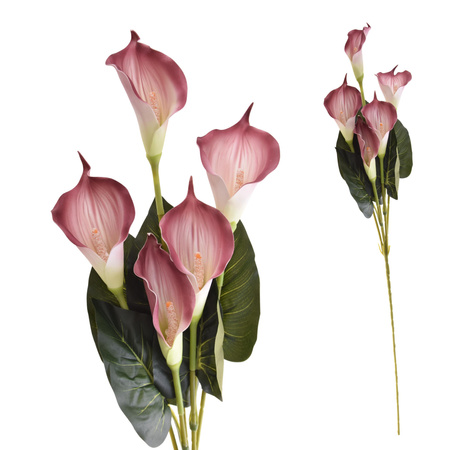 KALIA KALA KALIE BUKIET SZTUCZNE KWIATY JAK ŻYWE 85cm