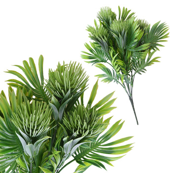 Bukiet sztucznej agawy do wazonu zielona roślina gałązki sztuczne kwiaty