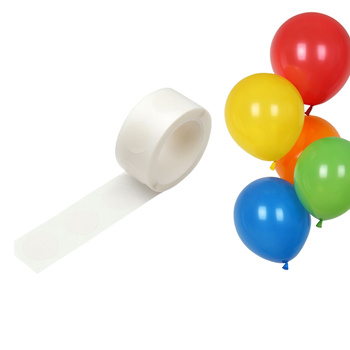 KROPKI ŻELOWE KLEJ DO MOCOWANIA BALONÓW ROLKA 100szt