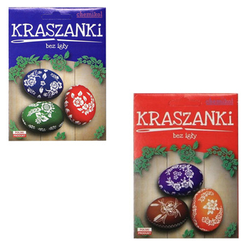 KRASZANKI BEZ IGŁY OZDOBY NA PISANKI JAJKA WIELKANOC