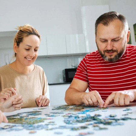 Puzzle układanka TREFL 500el. Domek w górach