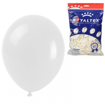 BALONY LATEKSOWE BIAŁE komunia chrzest pastelowe dekoracja urodziny 100szt