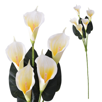 KALIA KALA KALIE BUKIET SZTUCZNE KWIATY JAK ŻYWE 85cm