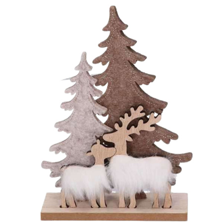 Renifer choinka dekoracja figurka na święta ozdoba bożonarodzeniowa prezent