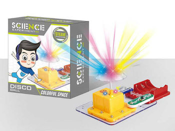 Mały elektronik zestaw doświadczalny lampka kula disco