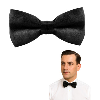 Mucha muszka czarna klasyczna strój przebranie bal impreza party sylwester