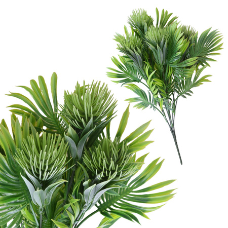 Bukiet sztucznej agawy do wazonu zielona roślina gałązki sztuczne kwiaty