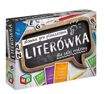SŁOWNA GRA PLANSZOWA LITERÓWKA RODZINNA MULTIGRA