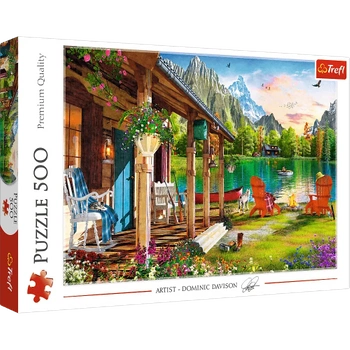 Puzzle układanka TREFL 500el. Domek w górach