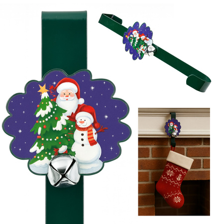 Uchwyt wieszak haczyk na wieniec bożonarodzeniowy metalowy na drzwi święta