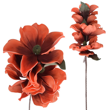 SZTUCZNE KWIATY ROŚLINY GAŁĄZKI GAŁĄZKA MAGNOLIA MAGNOLIE PIANKOWE 100 cm
