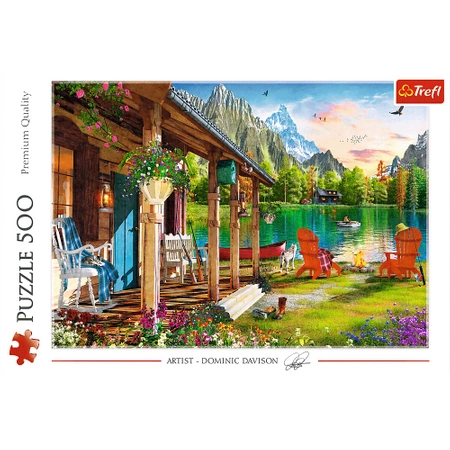 Puzzle układanka TREFL 500el. Domek w górach