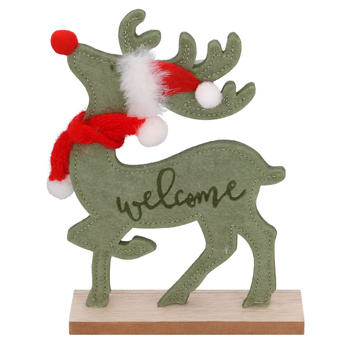 Renifer świąteczny dekoracja figurka na święta ozdoba bożonarodzeniowa prezent
