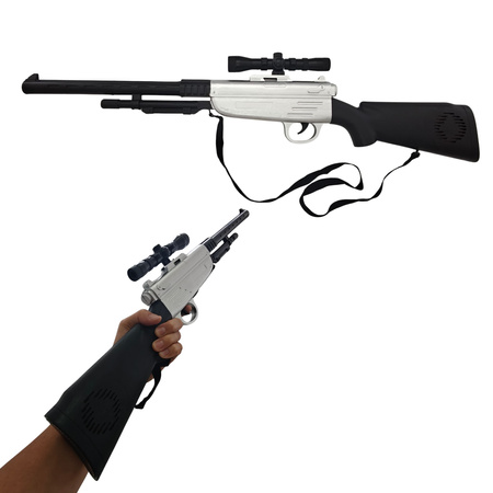 KARABIN HUKOWY KOWBOJSKI STRZELBA PUKAWKA PISTOLET BROŃ 67 cm