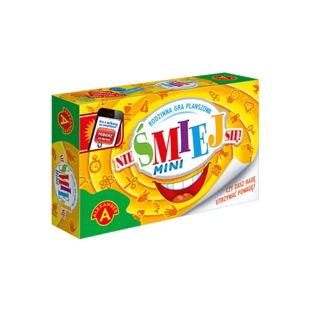 NIE ŚMIEJ SIĘ! MINI RODZINNA GRA PLANSZOWA ALEKSANDER